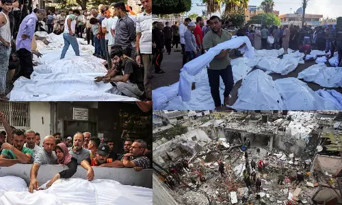 இஸ்ரேல் தாக்குதலில் குறைந்தது 11,470 பேர் உயிரிழப்பு: பாலஸ்தீனம்