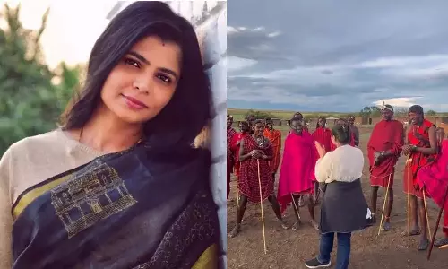 கென்யா மக்களை தமிழ் பாடல் பாட வைத்த சின்மயி- வைரலாகும் வீடியோ