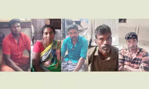 சமாதானம் பேசியவரை தள்ளிவிட்டதில் பரிதாப பலி: பெண் உள்பட 6 பேர் கைது