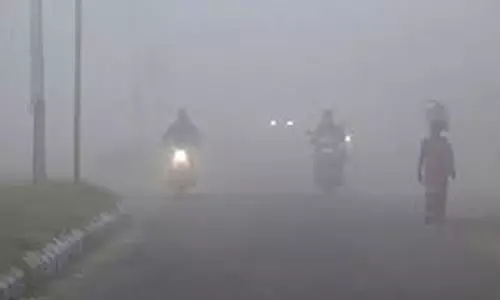 கடும் பனிமூட்டத்தால் வாகன ஓட்டிகள் அவதி