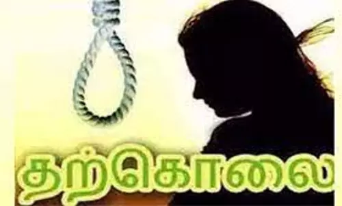 காதல் திருமணம் செய்த இளம்பெண்   தற்கொலை