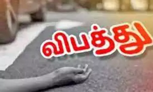 பஸ்சில் இருந்து தவறி விழுந்து இளம்பெண் பலி