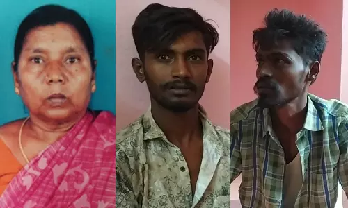 கஞ்சா போதையில் பாட்டியை கத்தியால் குத்தி கொன்ற பேரன்- நண்பருடன் கைது