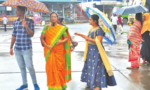 நாகர்கோவிலில் இன்று இடைவிடாது கொட்டிய கனமழை