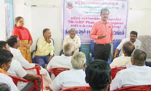 திருந்திய நெல் சாகுபடி தொழில்நுட்பங்கள் குறித்து விவசாயிகளுக்கு பயிற்சி