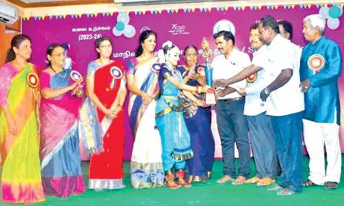 மாநில அளவிலான நடன போட்டியில் வின்ஸ் பள்ளி மாணவி முதலிடம்