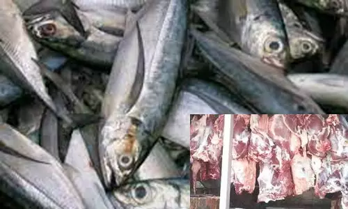 சபரிமலை சீசன் தொடங்கியதால் இறைச்சி- மீன் கடைகளில் விற்பனை குறைந்தது