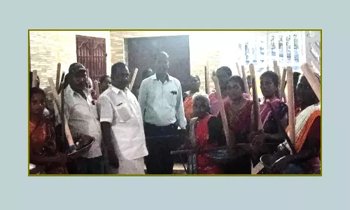 கோவிந்தபேரி ஊராட்சியில் விவசாயிகளுக்கு உபகரணங்கள்