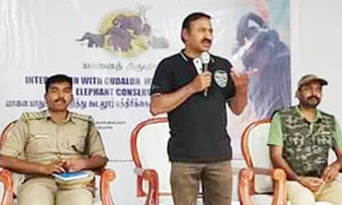 கூடலூர் நாடுகாணி பகுதியில் யானை பாதுகாப்பு கருத்தரங்கு