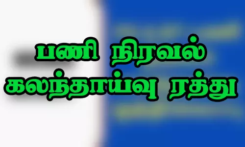 முதுகலை ஆசிரியர்களுக்கானபணி நிரவல் கலந்தாய்வை  ரத்து செய்ய வலியுறுத்தல்