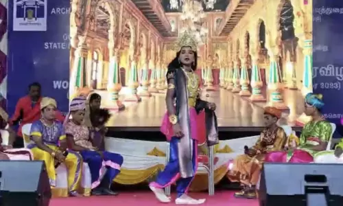 அக்சரா வித்யா மந்திர் பள்ளி சார்பில் - ராஜேந்திர சோழனின் காவிய நாடக நிகழ்ச்சி