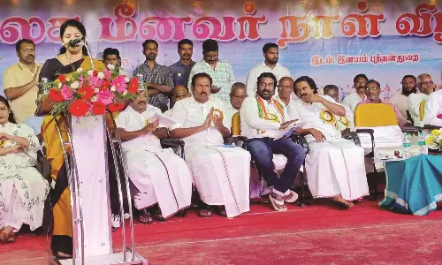 மீன்வளக் கல்லூரியில் மீனவ மக்களுக்கு 20 சதவீத இடஒதுக்கீடு வழங்கியது தி.மு.க. அரசு தான்
