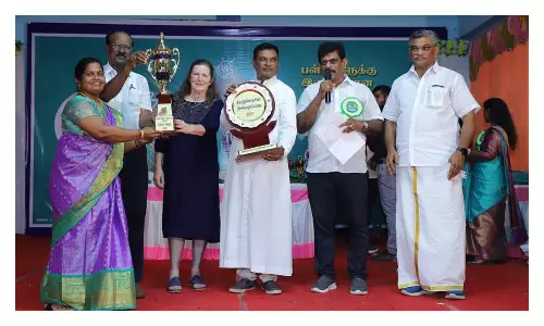 தெற்குகள்ளிகுளம் ஜி.எம்.கல்வி அறக்கட்டளை சார்பில் கலைத்திறன் போட்டி