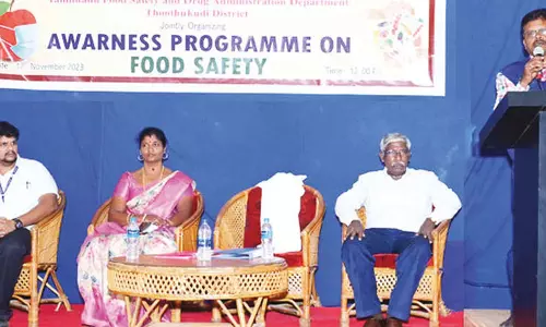 டாக்டர் சிவந்தி ஆதித்தனார் உடற்கல்வியியல் கல்லூரியில் உணவு பாதுகாப்பு விழிப்புணர்வு முகாம்