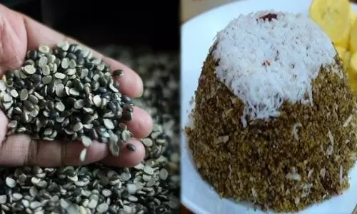 இடுப்பு எலும்புகள் வலுப்பெற கருப்பு உளுந்து புட்டு