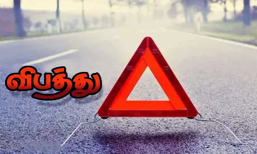 லாரி மோதி காவலாளி பலி