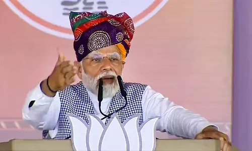 ராஜஸ்தானை காங்கிரஸ் வன்முறை, குற்றம், ஊழலில் நம்பர் ஒன் மாநிலமாக்கிவிட்டது- மோடி கடும் தாக்கு