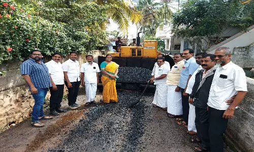 நாகர்கோவில் மாநகராட்சியில் ரூ 32.50 லட்சம் மதிப்பீட்டில் வளர்ச்சி திட்ட பணிகள் : மேயர் மகேஷ் தொடங்கி வைத்தார்