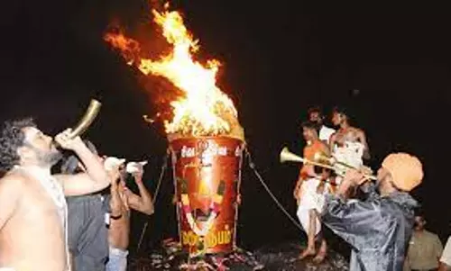 கார்த்திகை தீபத்திருநாளை முன்னிட்டு - திருச்சி மலைக்கோட்டையில், நாளை மகாதீபம் ஏற்றப்படுகிறது