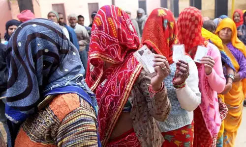 ராஜஸ்தான் மாநில சட்டசபை தேர்தல்- 1 மணி நிலவரப்படி 40 சதவீத வாக்குகள் பதிவு