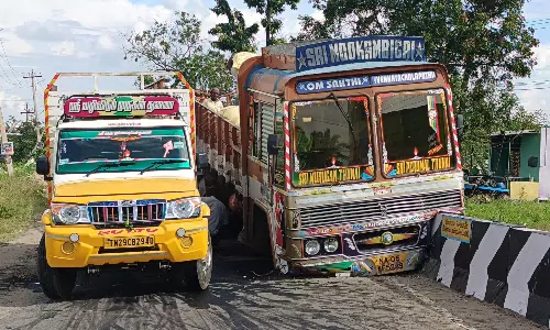 பாலக்கோடு புறவழிச்சாலை பிரிவில் தொடரும் விபத்துகள்