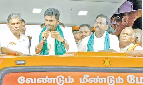 விவசாயிகள், பெண்கள், இளைஞர்களை மையமாக கொண்டு அரசியல்- அண்ணாமலை உறுதி