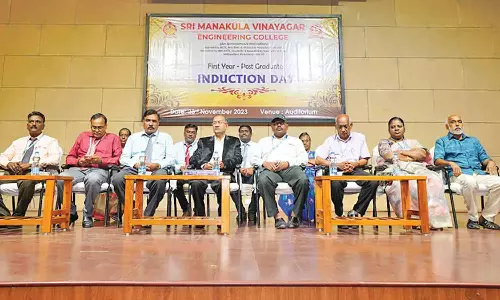 மணக்குள விநாயகர் என்ஜினீயரிங் கல்லூரியில்முதலாம் ஆண்டு வகுப்பு தொடக்கம்