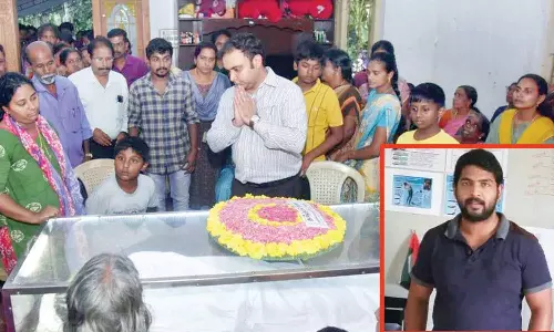 மூளைச்சாவு அடைந்த சமூக சேவகரின் உறுப்புகள் தானம்- உடலுக்கு அரசு மரியாதை