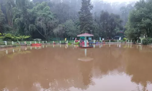 சிம்ஸ் பூங்காவில் படகு சவாரி நிறுத்தம்