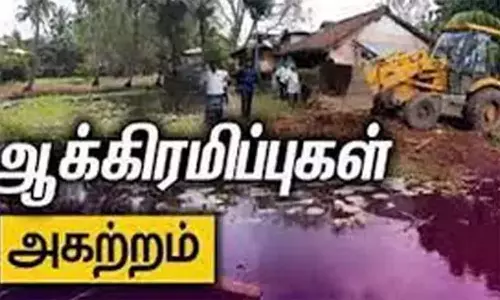 வாய்க்கால் ஆக்கிரமிப்புகளை அகற்ற வேண்டும்