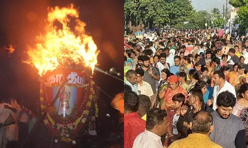 திருவண்ணாமலையில் 40 லட்சம் பக்தர்கள் மகா தீப தரிசனம்