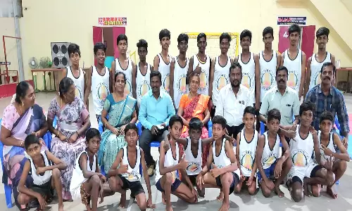 மாநில ஜிம்னாஸ்டிக் போட்டிக்கு நத்தம் அரசு பள்ளி மாணவர்கள் தேர்வு