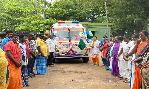 திருநாவலூரில் ஆண்களுக்கு குடும்ப நல கருத்தடை குறித்த வாகன பிரச்சாரம்