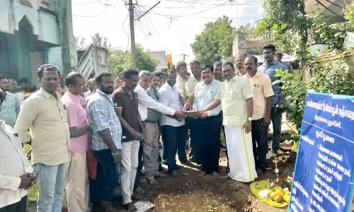 ரூ.45 லட்சம் மதிப்பீட்டில் சாலை பணி