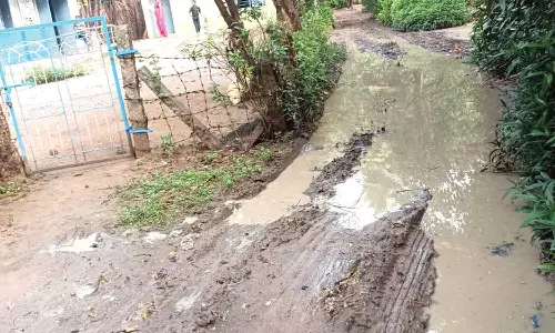 சேறும் சகதியுமாக காணப்படும் பகுதிக்கு தார்சாலை அமைக்கப்படுமா?