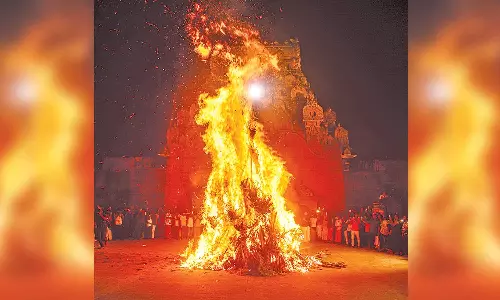 தஞ்சை பெரிய கோவிலில் சொக்கப்பனை கொளுத்தும் நிகழ்ச்சி