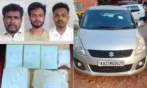 மங்களூருவில் ரூ.1½ கோடி மதிப்புள்ள திமிங்கல உமிழ்நீர் விற்க முயற்சி- தமிழக வாலிபர் உள்பட 3 பேர் கைது