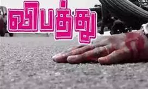 மோட்டார் சைக்கிள் விபத்தில் வாலிபர் பலி