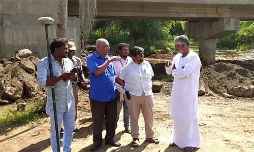 ஓமலூர் விநாயகர் கோவிலுக்கு சொந்தமான நிலம் அளவீடு