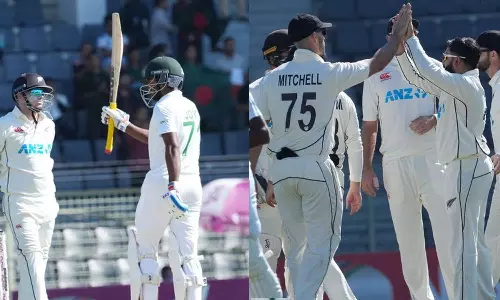 நியூசிலாந்துக்கு எதிரான டெஸ்ட்: முதல்நாள் ஆட்ட நேர முடிவில் வங்காளதேசம் 310 ரன்கள் குவிப்பு