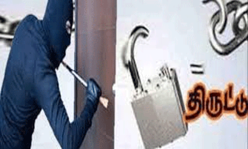 3 கடைகளில் பணம்- மளிகை பொருட்கள் திருட்டு