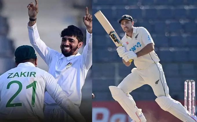 வங்காளதேசத்துக்கு எதிரான டெஸ்ட்: முதல் இன்னிங்சில் 317 ரன்களில் நியூசிலாந்து ஆல் அவுட் வங்காளதேசத்துக்கு எதிரான டெஸ்ட்: முதல் இன்னிங்சில் 317 ரன்களில் நியூசிலாந்து ஆல் அவுட்