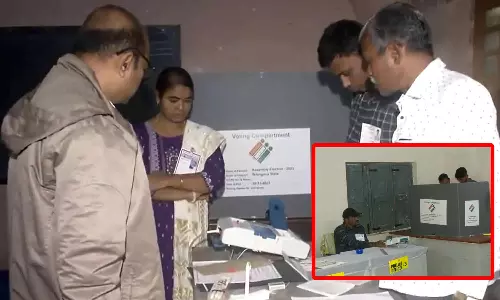 தெலுங்கானாவில் சட்டசபை தேர்தல் வாக்குப்பதிவு தொடங்கியது