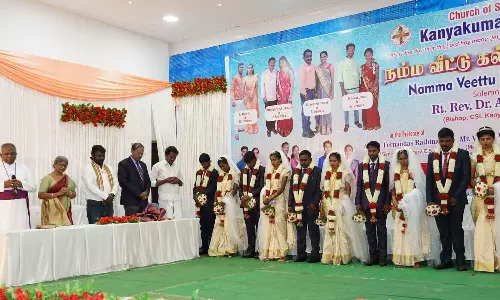 தென்னிந்திய திருச்சபை சார்பில் நம்ம வீட்டு கல்யாணம்: விஜய் வசந்த் பங்கேற்பு