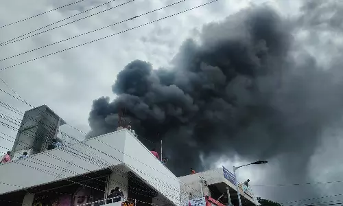 தனியார் அட்டை கம்பெனியில் பயங்கர தீ விபத்து