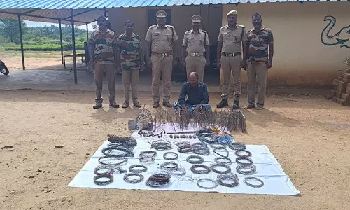 வன விலங்குகளை வேட்டையாடியவர் சிறையில் அடைப்பு