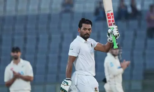 நியூசிலாந்துக்கு எதிராக சதம் விளாசிய சாண்டோ: 3-வது நாள் முடிவில் வங்காளதேசம் 212 ரன்கள் குவிப்பு