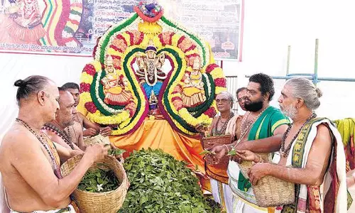 திருப்பதி கபிலேஸ்வரர் கோவிலில் லட்ச வில்வார்ச்சனை