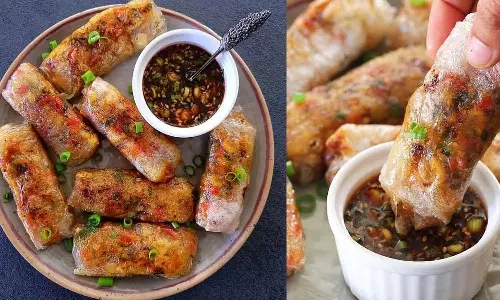 பார்க்கும்போதே சாப்பிடத்தோன்றும் வெஜிடபிள் டம்ப்ளிங்ஸ்