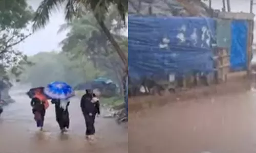 புயல் எதிரொலி: நாகை கடலோர பகுதிகளில் காற்றுடன் கனமழை